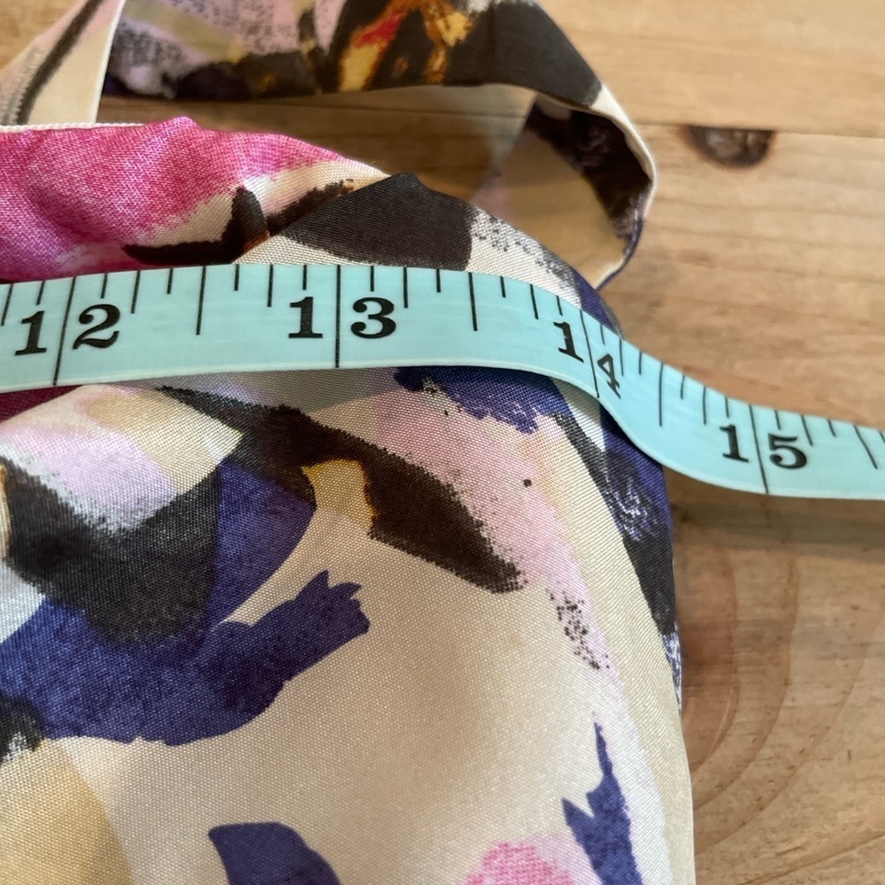 Banana Republic 100% silk pink abstract floral  dress feminine Cocktail Dressy 0 - Picture 5 of 13